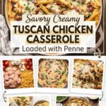 Irresistible Mediterranean chicken pasta bowl loaded with spinach